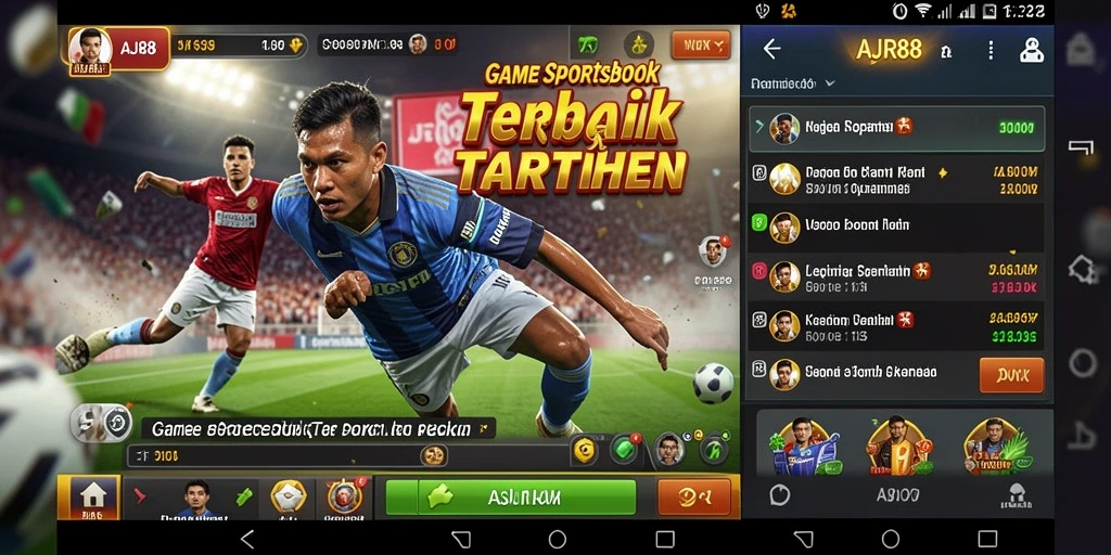 Screenshot gameplay AJR88 menampilkan taruhan olahraga yang menarik.