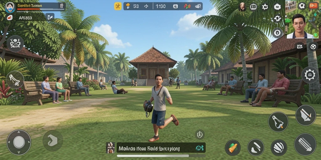Tampilan gameplay yang menawan dan menarik dari API33.