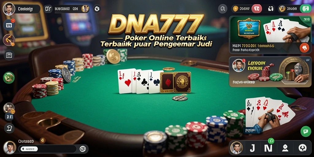 Tangkapan layar dari permainan Poker di DNA777 yang penuh aksi.