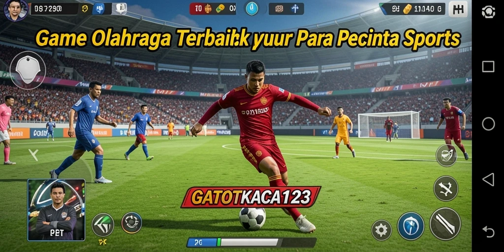 Tampilan gameplay seru dalam GATOTKACA123 saat bertanding.