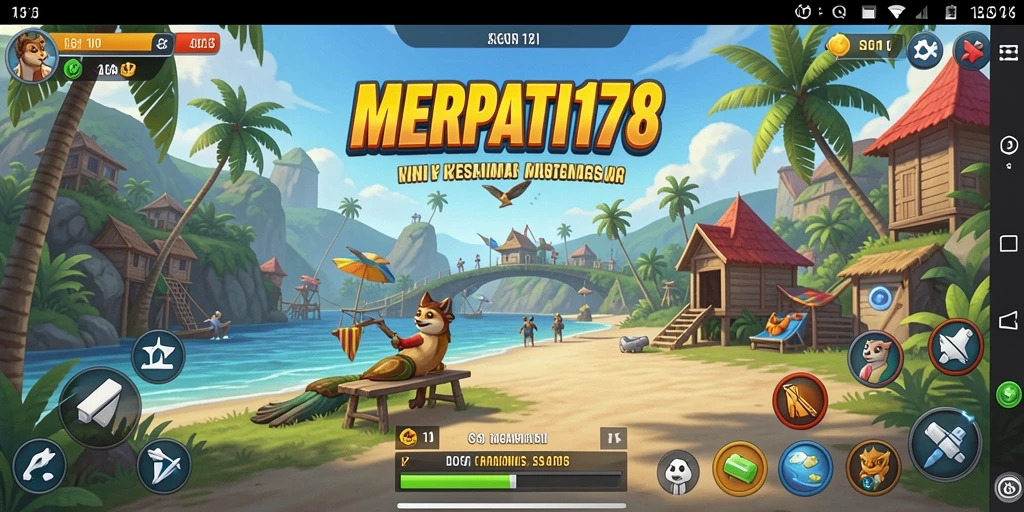 Tampilan utama MERPATI178 menampilkan gameplay yang menarik dan seru.