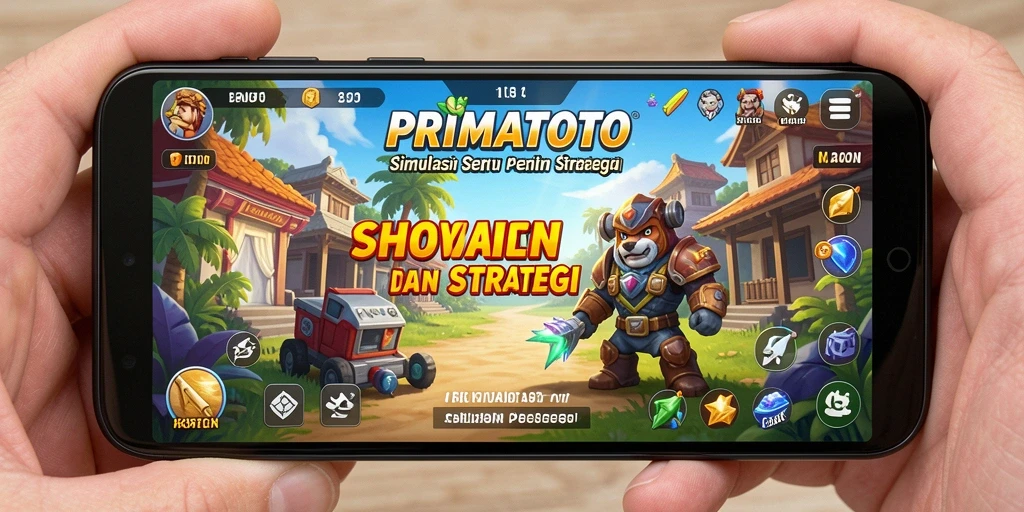 Tampilan seru dan interaktif dari gameplay PRIMATOTO yang menantang.