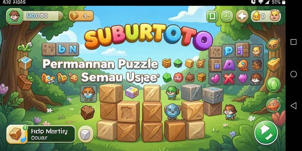 Tampilan gameplay SUBURTOTO yang menantang dan seru.